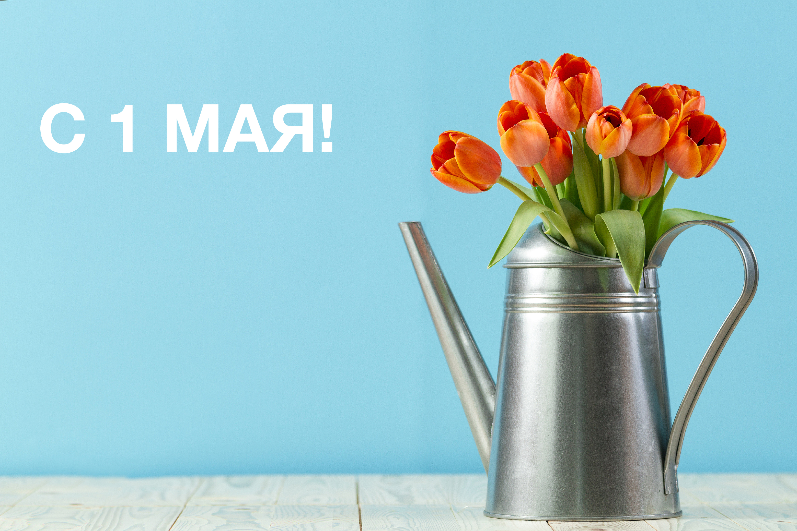 С 1 мая! С 1 мая!