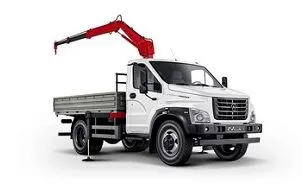 Газон Next  Бортовой с КМУ